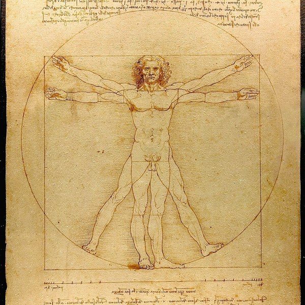 L'Uomo vitruviano di Leonardo